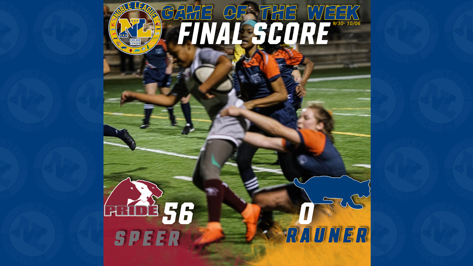 GIRLS RUGBY GAME OF THE WEEK FINAL: Speer 56, Rauner 0