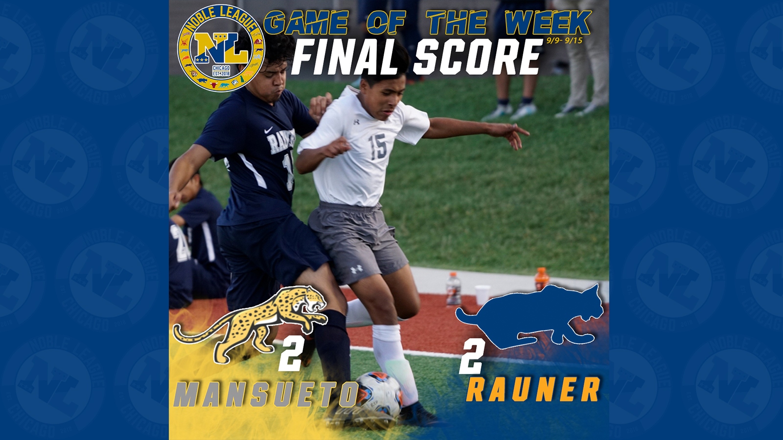 BOYS SOCCER GAME OF THE WEEK FINAL: Mansueto 2, Rauner 2