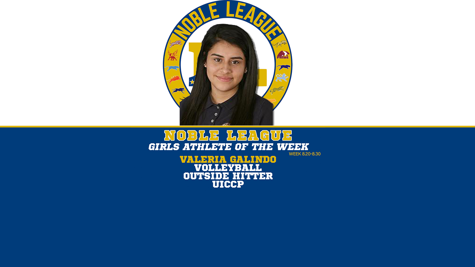 Valeria Galindo Named Girls Athlete of the Week!
