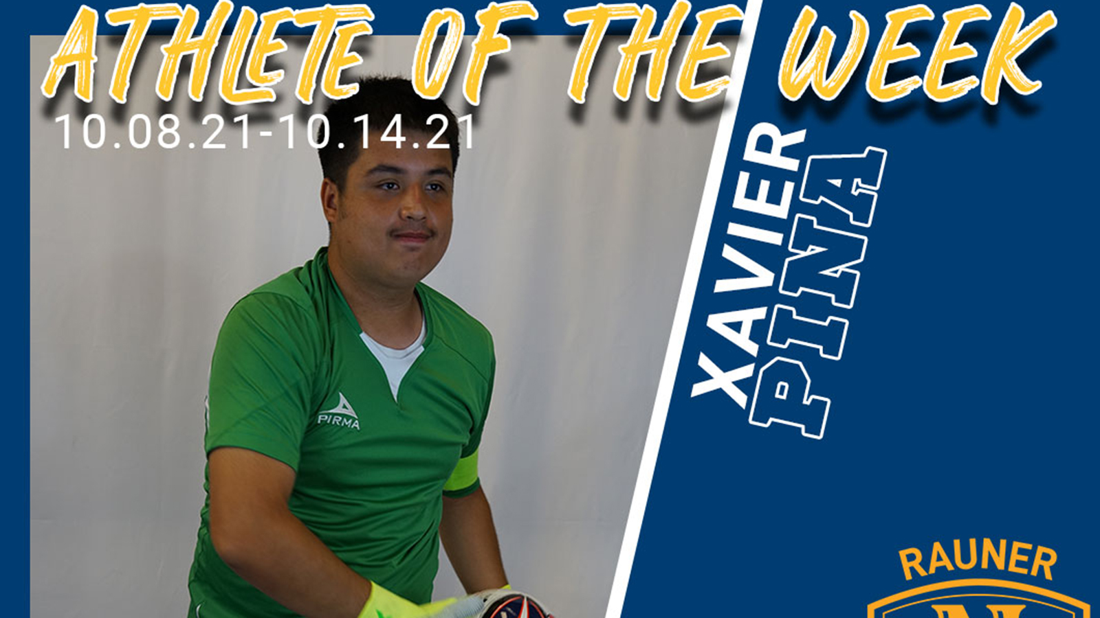 Xavier Pina Named Boy's Athlete of the Week!