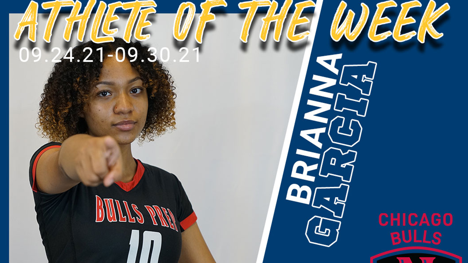 Brianna Garcia Named Girl's Athlete of the Week!