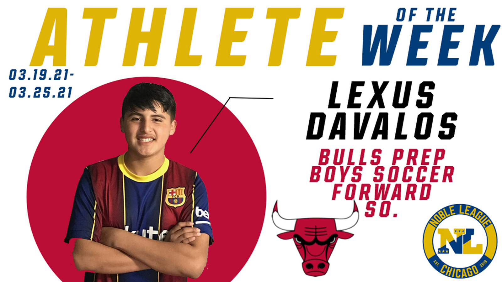 Lexus Davalos Named Athlete of the Week!