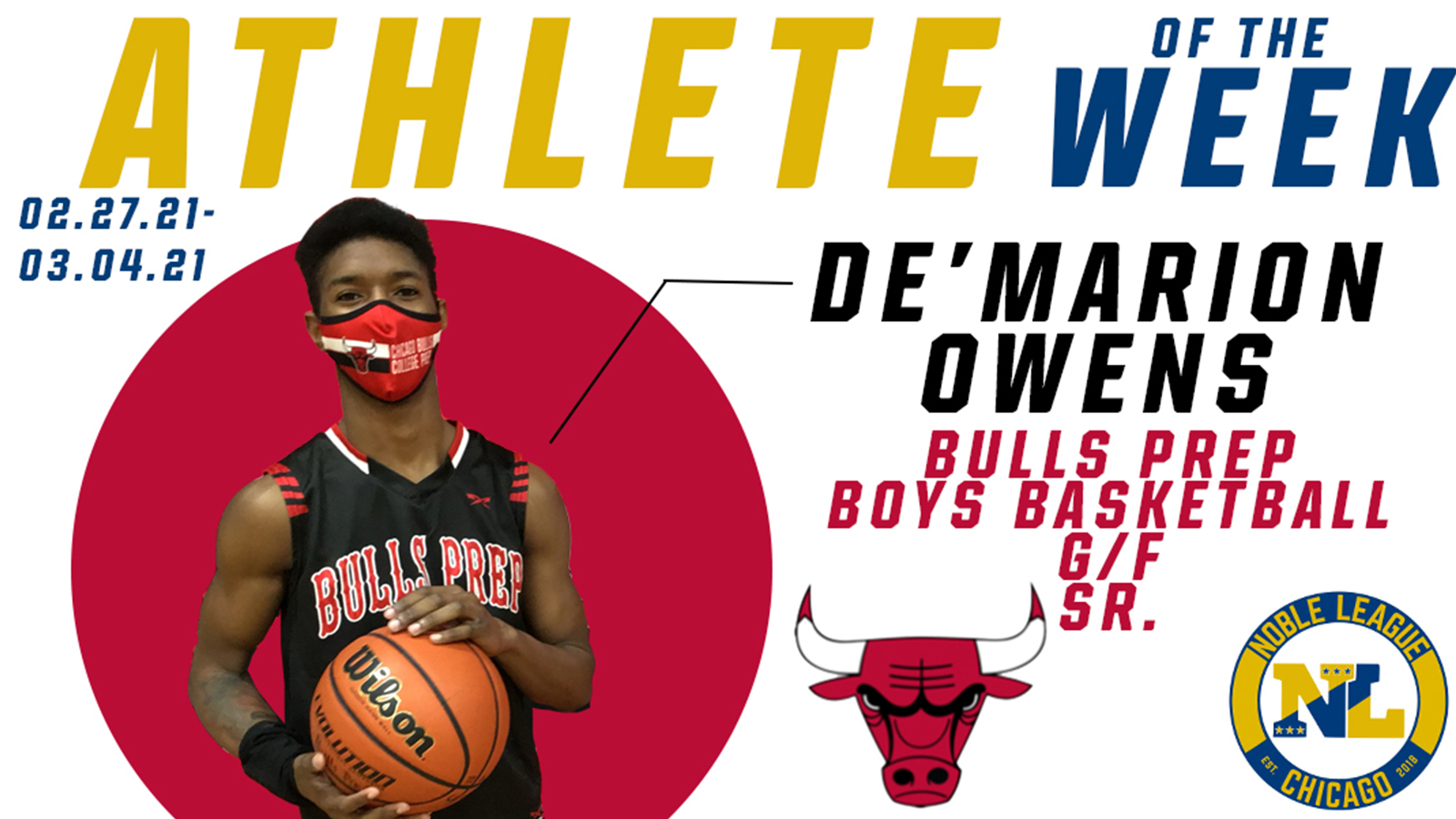 De'Marion Owens Named Athlete of the Week!