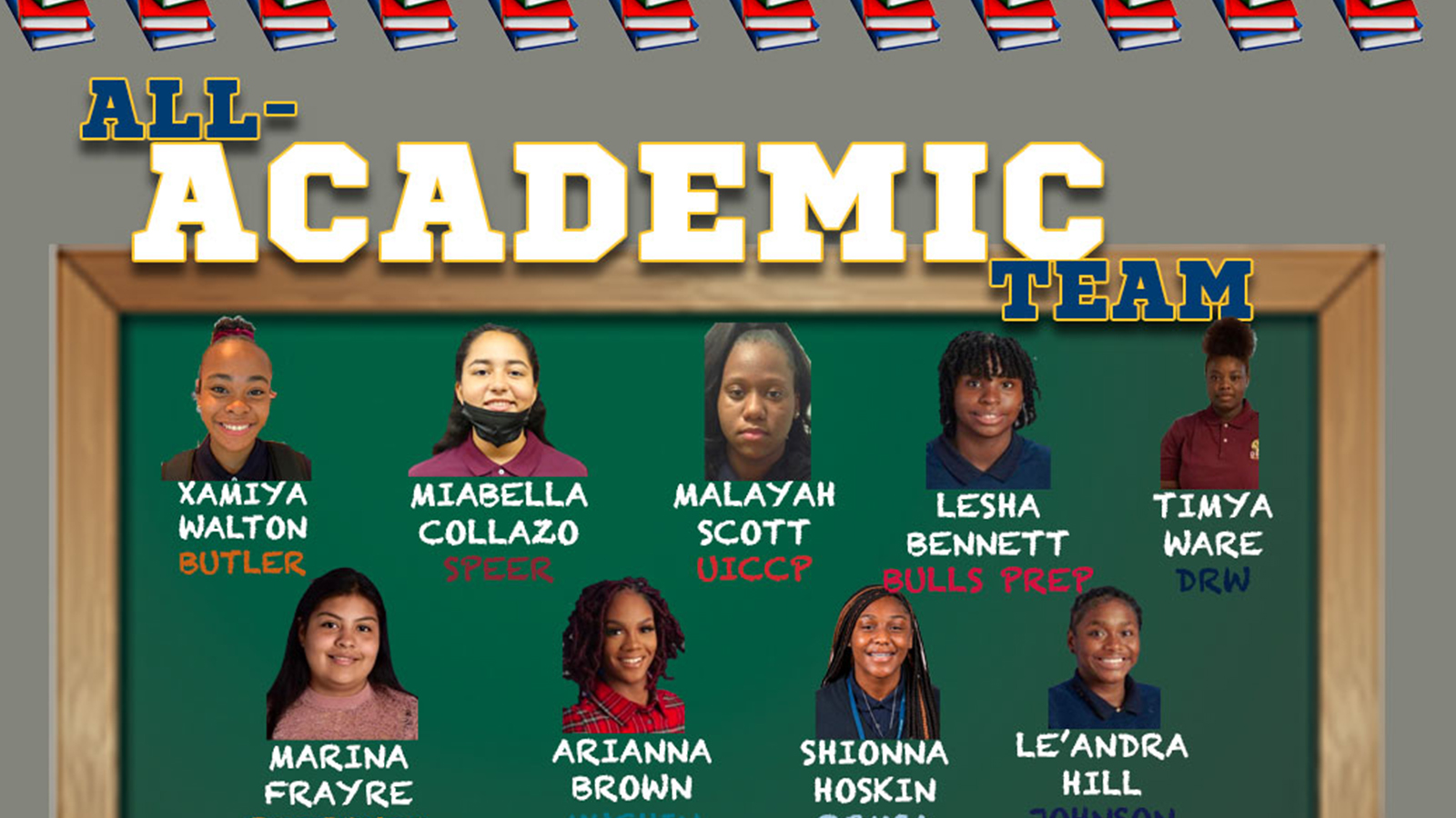 2022 Girls Basketball All-Academic Team