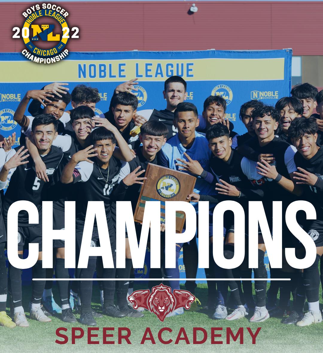 Varsity Boys Soccer Champions '22